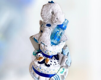 Dinosaur Diaper Cake, Dinosaur Themed, Centerpiece
