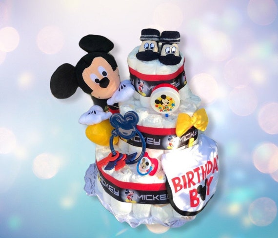hockey diaper cake