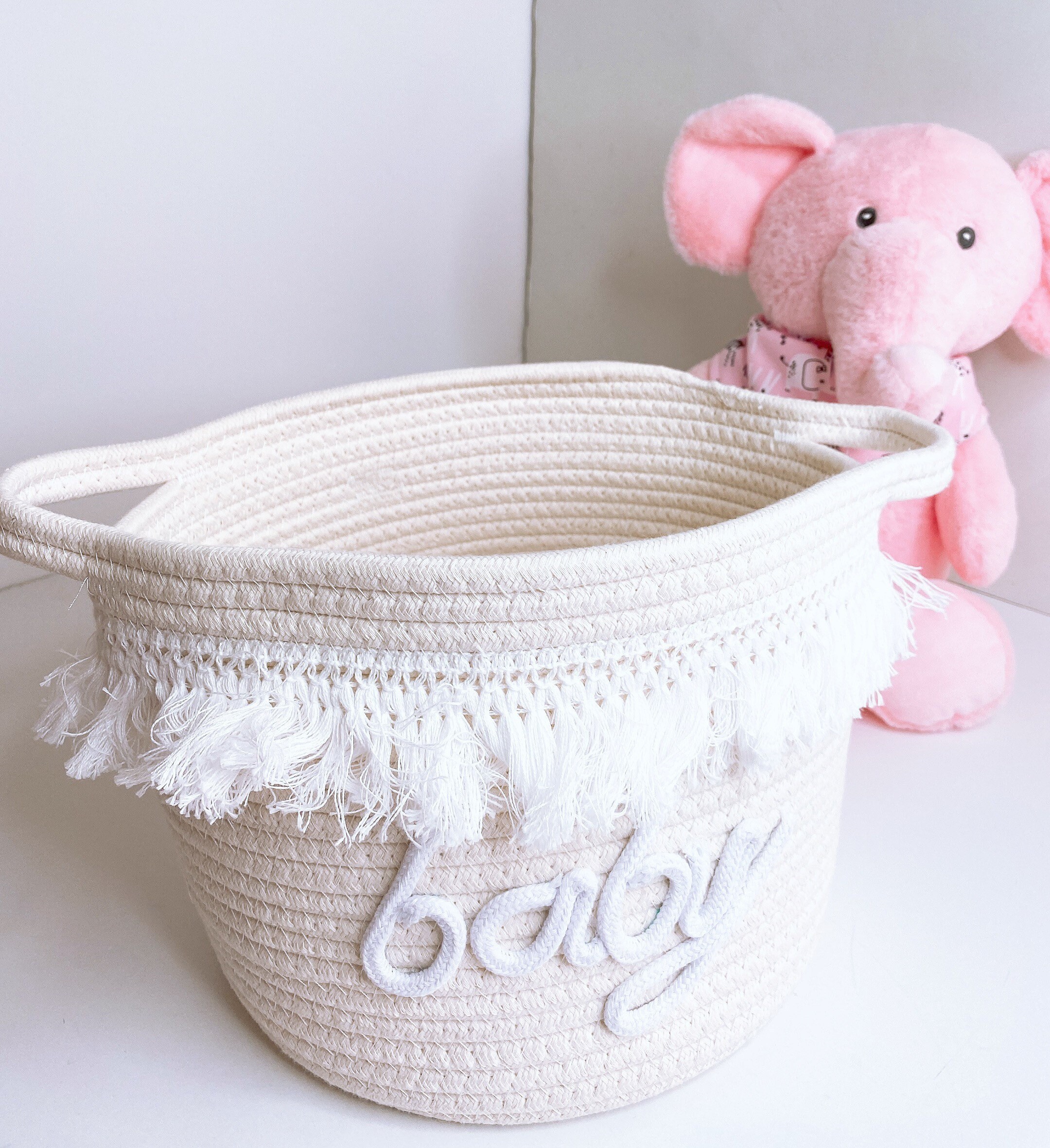 Elephant Baby Girl Gift Basket Elephant Gift Box Baby Girl Etsy