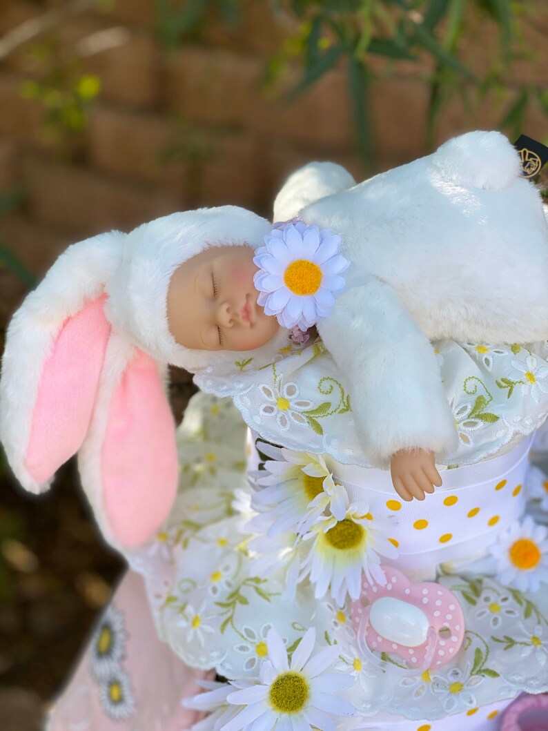 Easter Bunny Diaper CakeGirl Diaper CakeEaster Diaper Cake Etsy