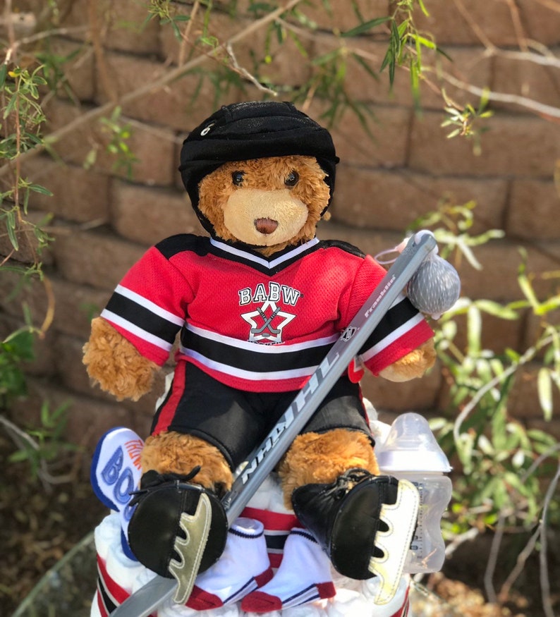 Hockey Diaper Cake Sports Diaper CakeSportsTheme Etsy