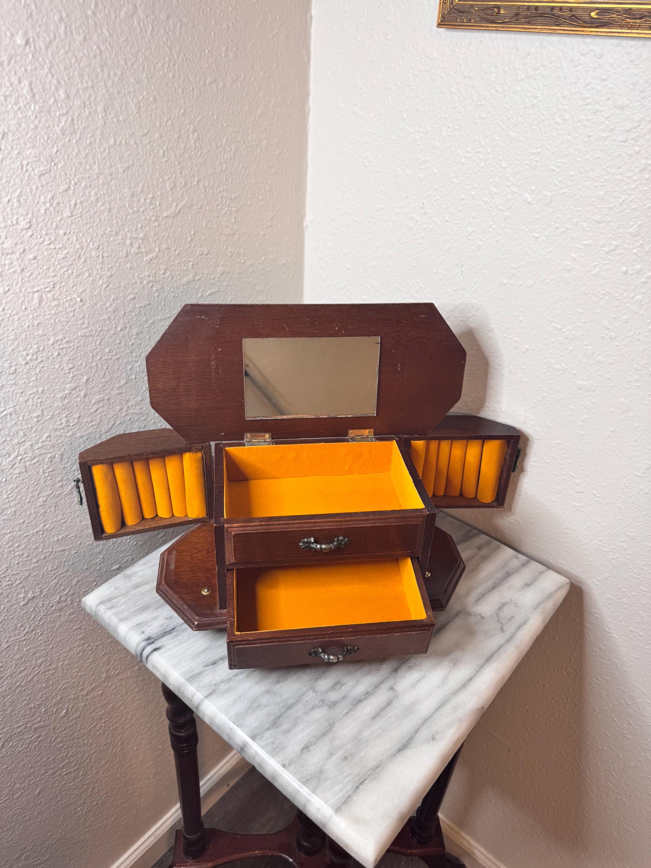 70s Jewelry Box - Etsy