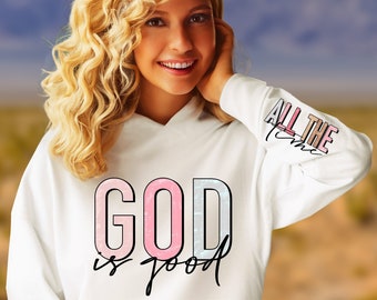 God Is Good All The Time Png, Christian Quote, Inspirational Quote, Sublimation, Bible Verse, Scripture, Religious Saying