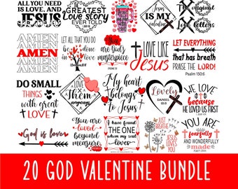 Love Png, Christian Quote Png, Inspirational Quote, Sublimation Bundle, Jesus Is My Valentine, Png Bundle, Xoxo PNG, Love Like Jesus, Faith