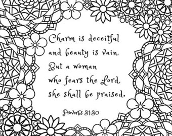 Proverbs 31 30 Etsy