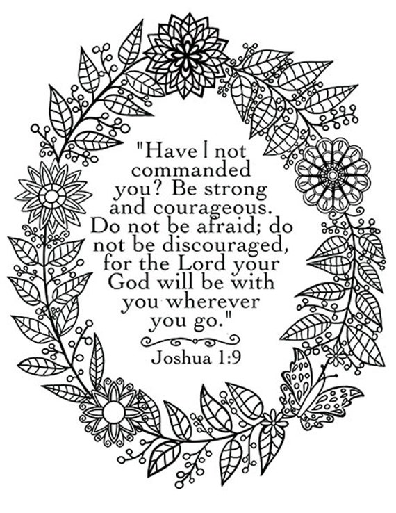 Joshua 24 15 Coloring Page