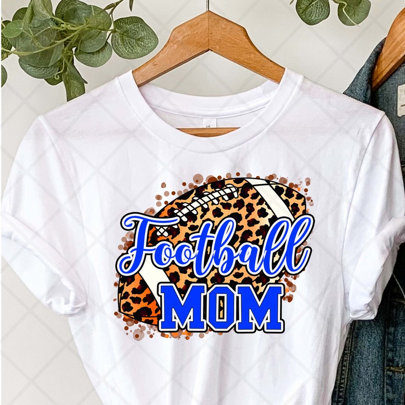 Football Mom Png Momlife Png Football Shirt Leopard Cheetah - Etsy
