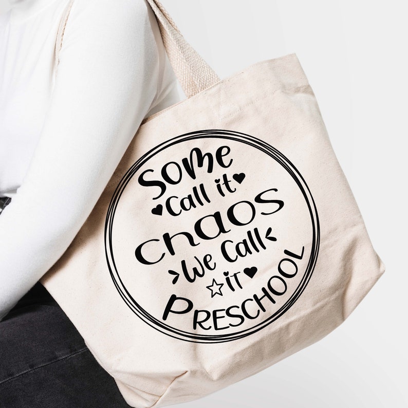 Some Call It Chaos We Call It Preschool Back to School Svg - Etsy