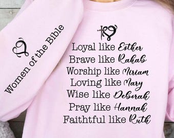 Women of the Bible svg, Inspirational Quote, Sassy Mom png, Christian Quote, Sublimation file, Bible Verse, Motivational png, Scripture png