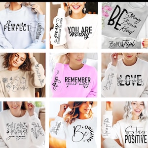 Healing Quote SVG, Inspirational Bundle, Shirt Sleeve, Christian Quotes svg, Mental Health, Cricut design, Sublimation bundle, Self-growth