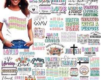 Christian Quote Bundle Png, Retro Mama png, Bible Quote, Inspirational Quote, Christian Quote Png, Shirt Design, Sublimation File, Faith