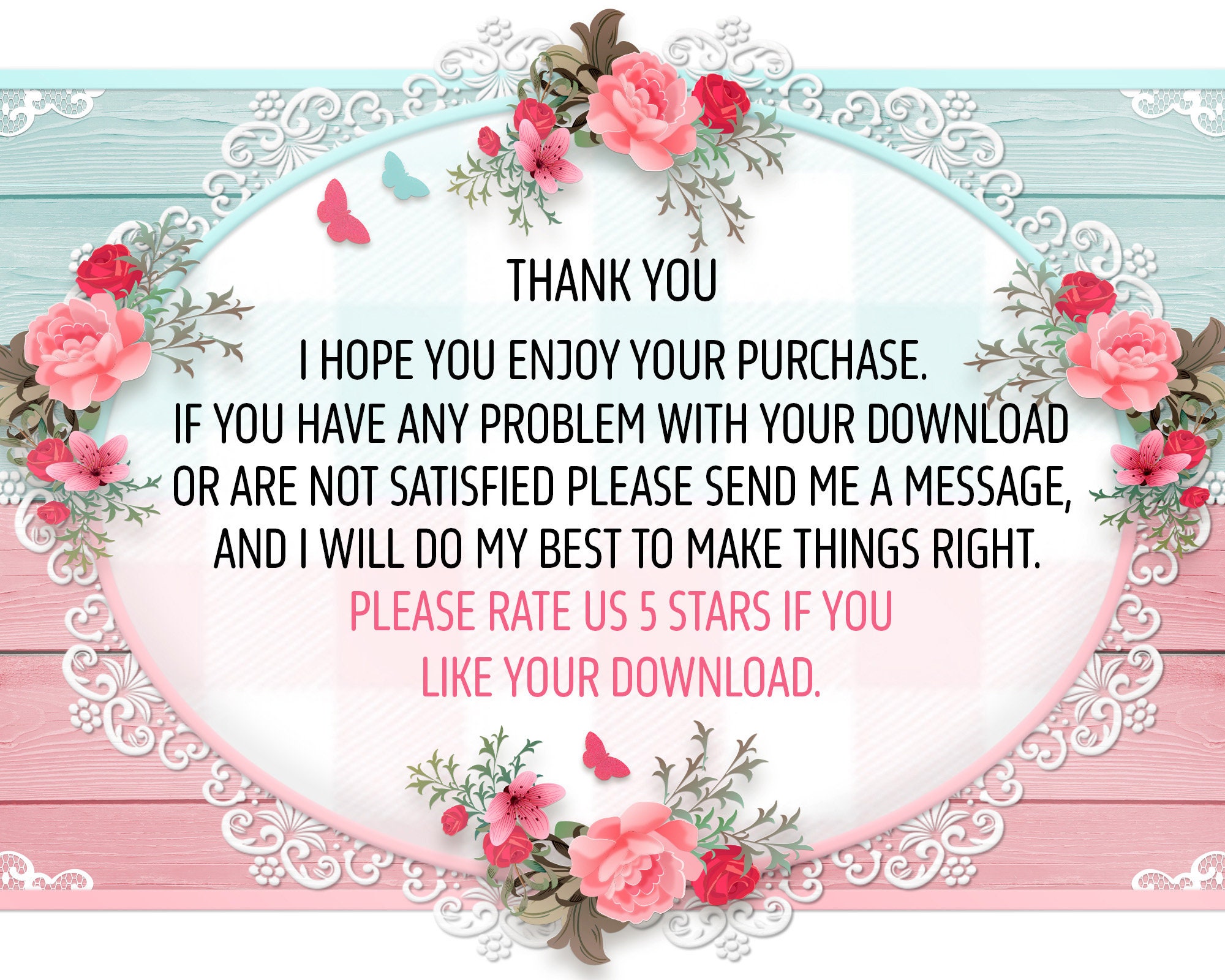 ''☛Thank you ☚″ Fancy Thank You Stamp - Simply Stamps