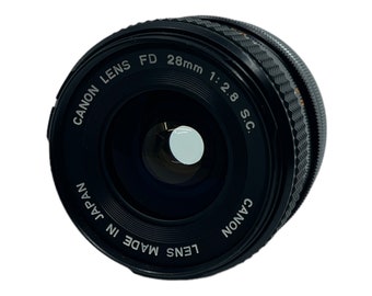 Canon FD 28mm F/2.8 Lens
