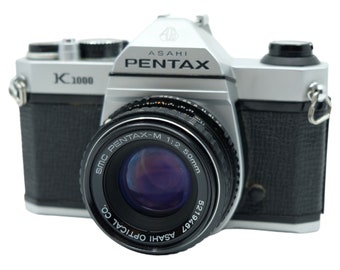 Pentax K1000 35mm SLR Film Camera with 50mm F/2 Lens