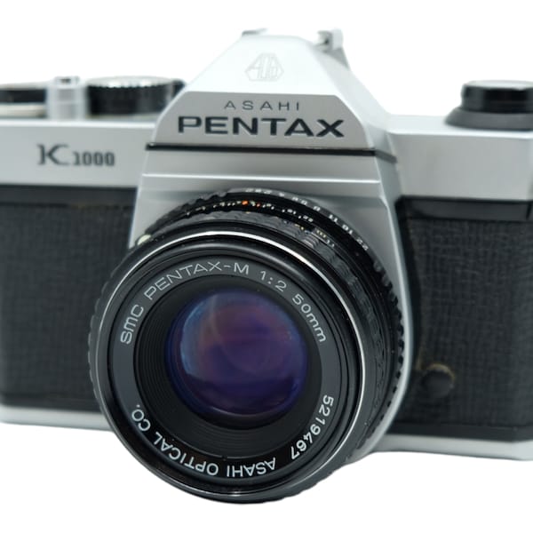 Pentax K1000 35mm SLR Film Camera with 50mm F/2 Lens