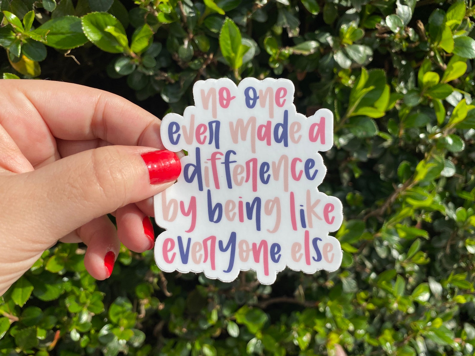 Positive Sticker Waterproof Sticker Water bottle sticker be Etsy