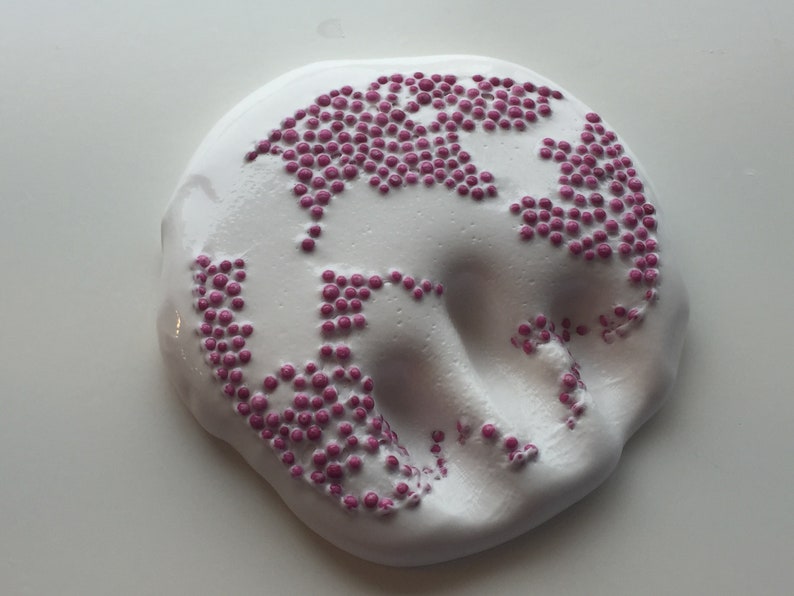 raspberries and cream *SCENTED* thick and glossy slime