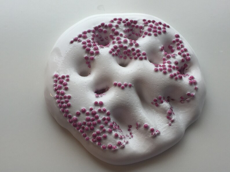 raspberries and cream *SCENTED* thick and glossy slime