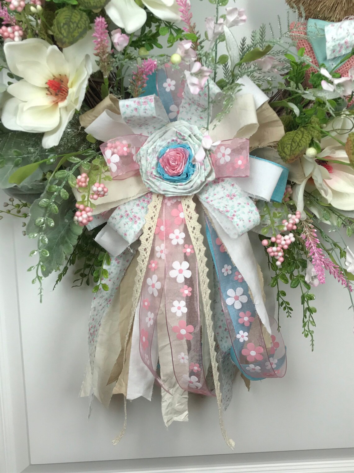 Rag Bow Tutorial,shabby Chic Rag Bow Tutorial, How to Make a Rag Bow
