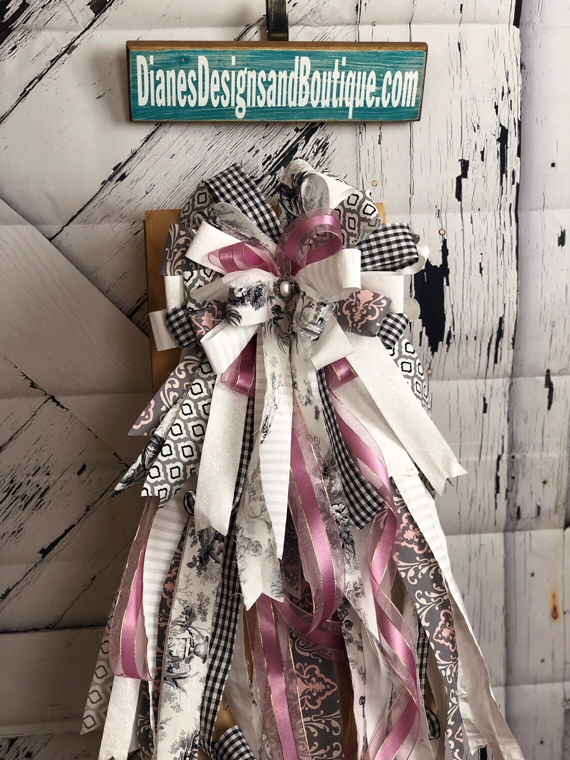 Rag Bow Tutorialshabby Chic Rag Bow Tutorial How to Make a Etsy