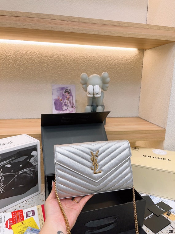 Chanel silver “Ice Cube” flap bag. 🧊 🧊🧊🧊🧊🧊🧊🧊🧊 Mirror