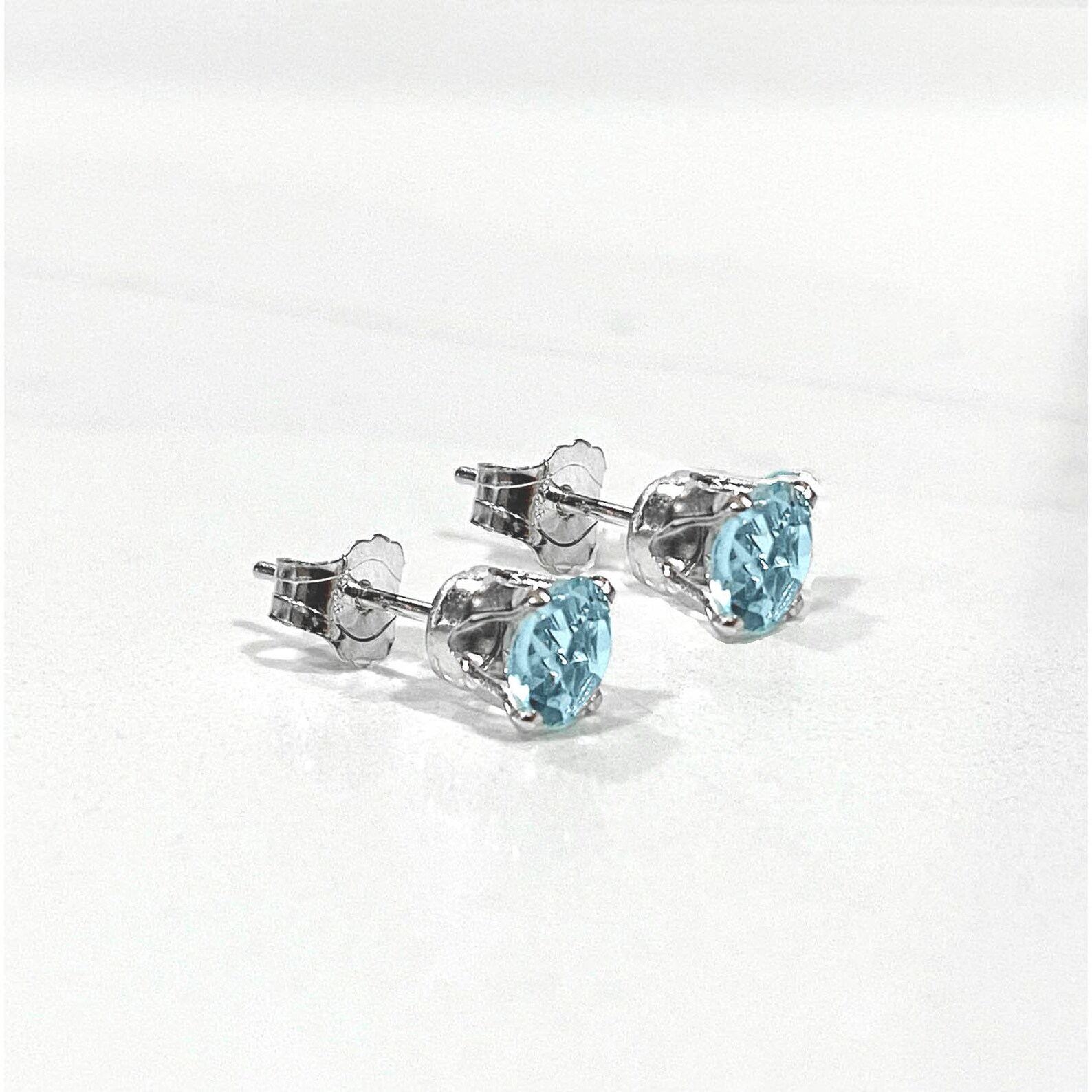 Real aquamarine earrings Clearance