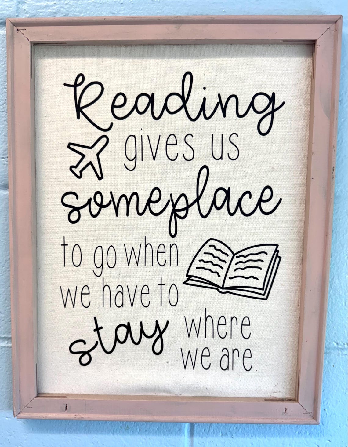 Read Free Sign Reading Sign - Etsy