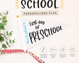 First Day of School Pennant Banner