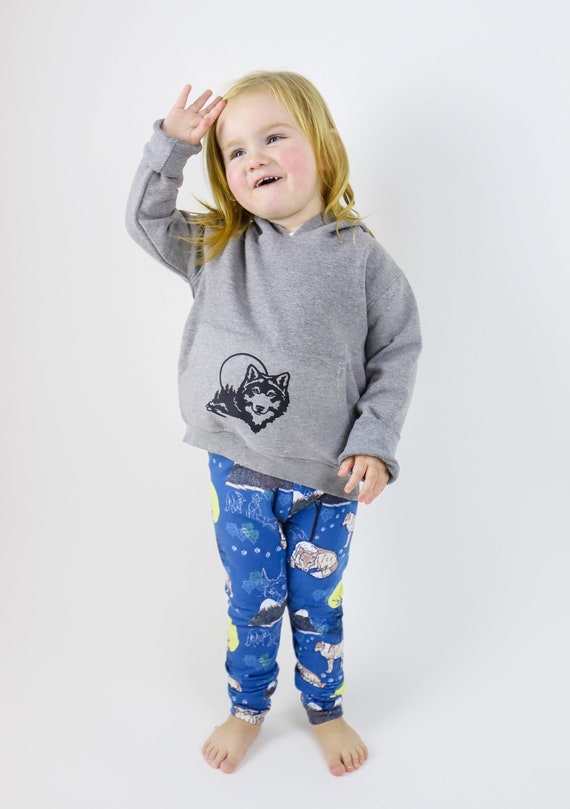 kids wolf hoodie