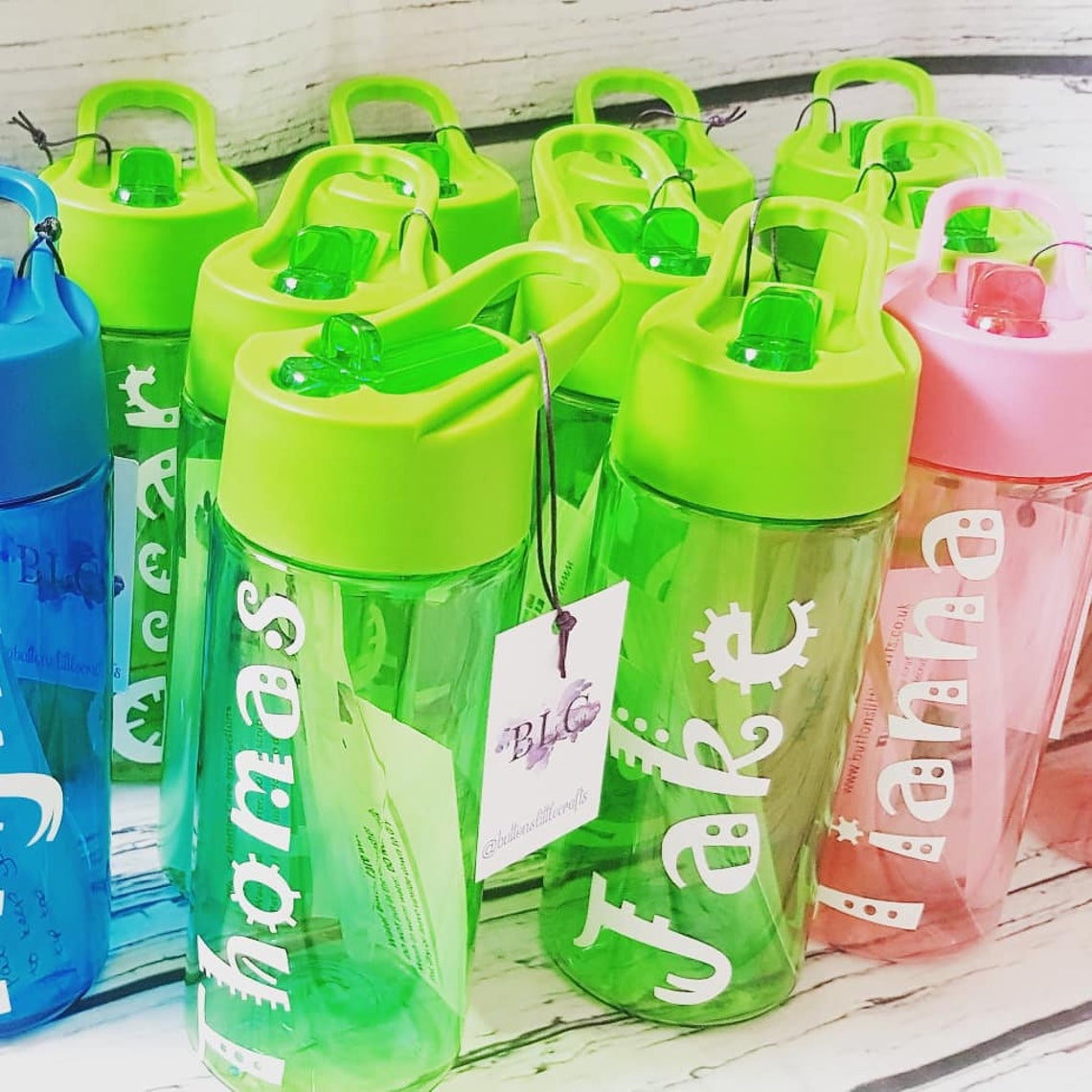 Personalised kids water bottle school nursery playschool Etsy