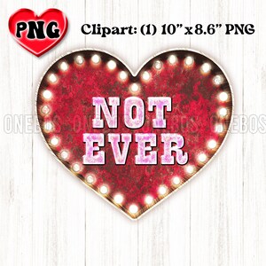 Diseño de camisa roja NO NUNCA, clipart, divertido diseño anti San Valentín para sublimación, imprimible, corazón de relleno de leopardo, forma de marquesina de corazón