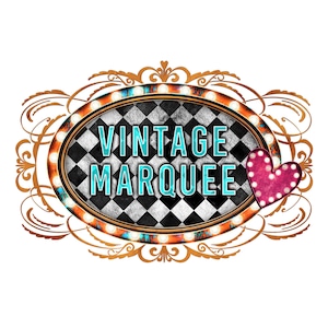 Descarga digital / Vintage Marquee Shape Bundle Logo Maker PNG Bundle / Marquee Image Clipart Set for Digital Design