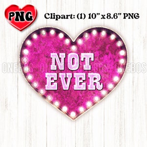 Diseño de camisa rosa NO NUNCA, clipart, divertido diseño anti San Valentín para sublimación, imprimible, corazón de relleno de leopardo, forma de marquesina de corazón