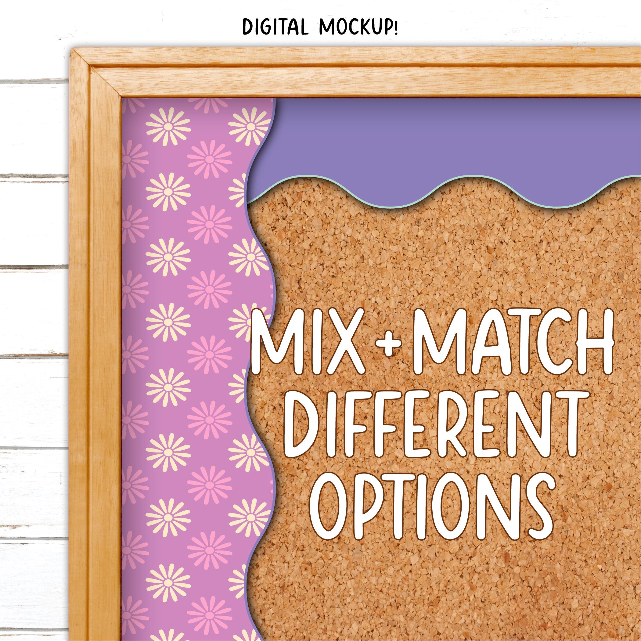 Bordersページ Borders for Bulletin Boards | Print & Cut, Seamless | Floral