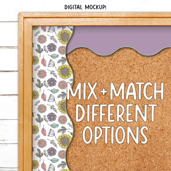 Borders for Bulletin Boards | Print & Cut, Seamless | Classroom