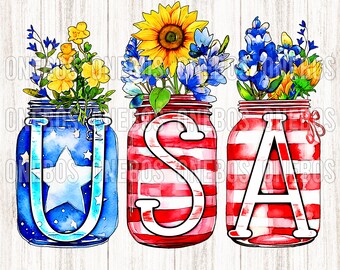 7月4日PNG、米国、印刷用前面および背面ファイル、レモネードメイソン