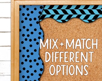 Borders for Bulletin Boards | Print & Cut, Seamless | Geometric