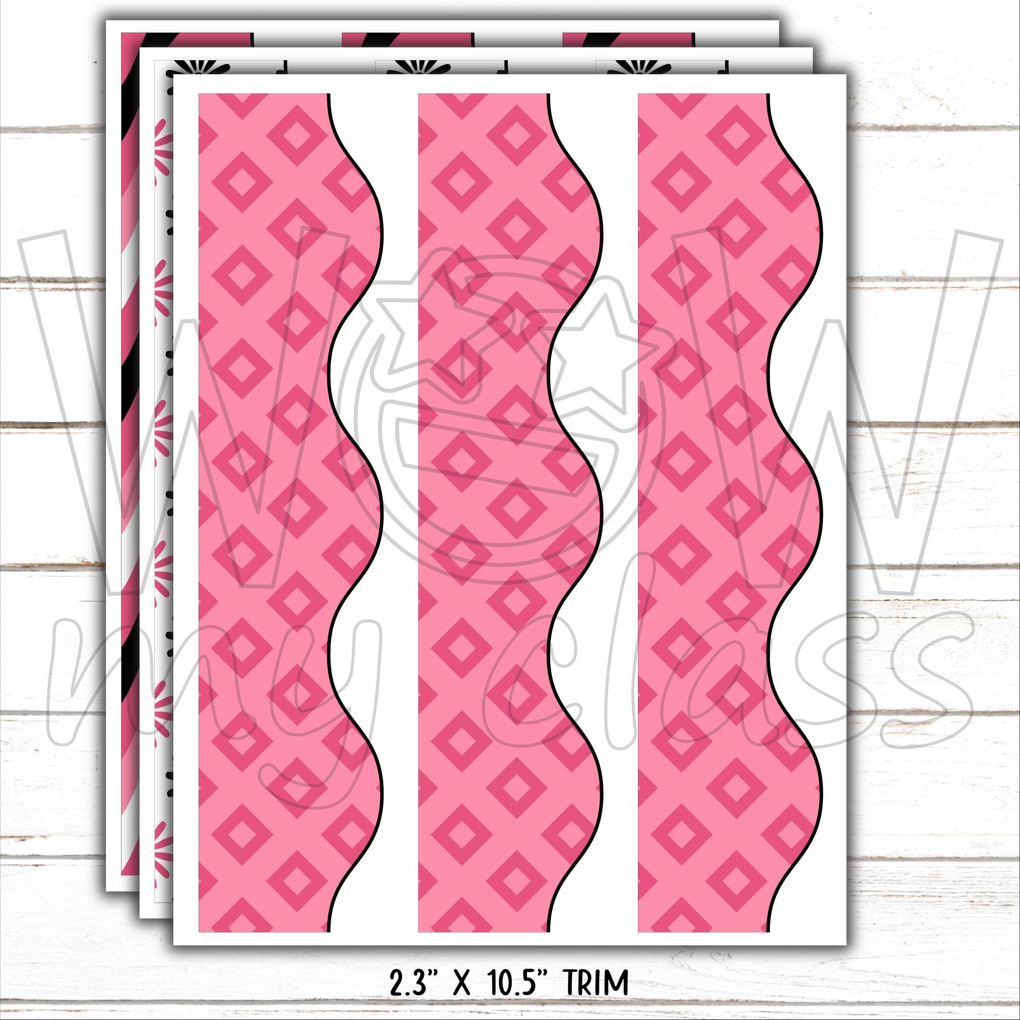 Borders for Bulletin Boards | Print & Cut, Seamless | Flowers