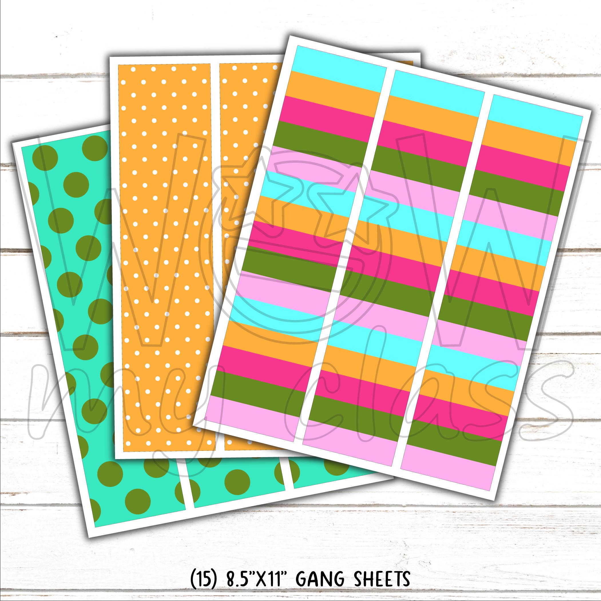 Borders for Bulletin Boards | Print & Cut, Seamless | Polkadot