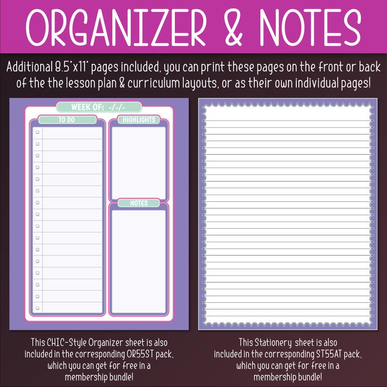 Lesson Plan Sheets & Curriculum Maps (editable) | Flowers, Diamonds ...