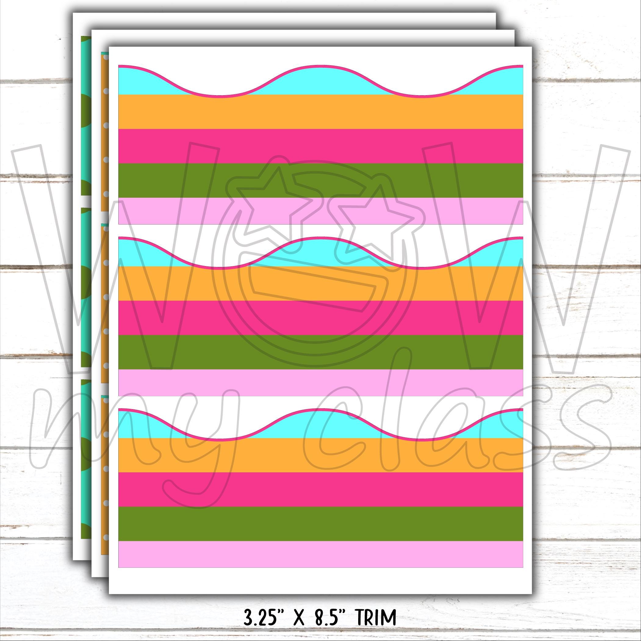 Borders for Bulletin Boards | Print & Cut, Seamless | Polkadot