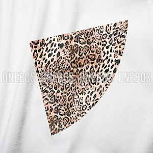 Leopard Boho Sleeve Patch PNGs, Sleeve Sublimation, (2) PC Grunge & Solid, Beige Leopard, Digital, Oversized Short Sleeve for Bleach Tee