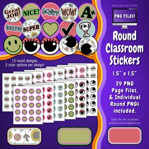 Stickerpakket | Individuele digitale stickers en Avery-velsjablonen | Bloemen, Zonnebloem, Bloemen, Blad, Lente, Schattig, Groen, Rood ST55CK-A198