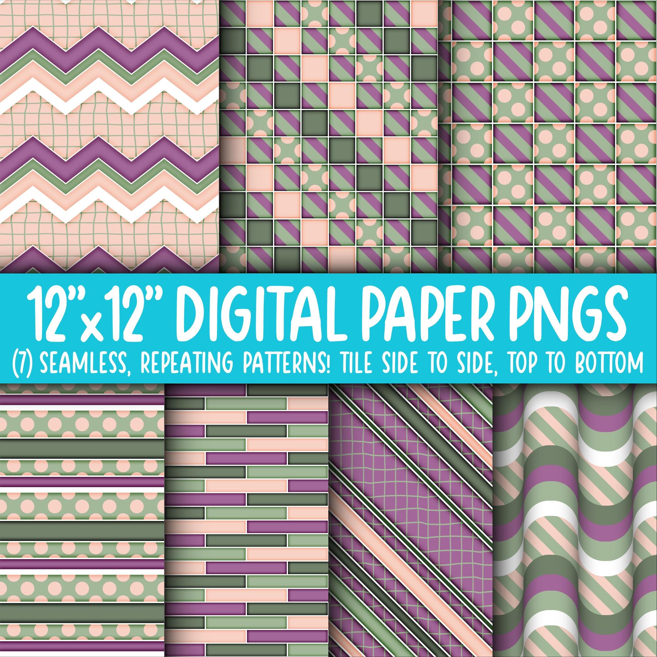 Wallpaper Background - Digital Paper | Seamless | Hand Drawn, Stripes ...