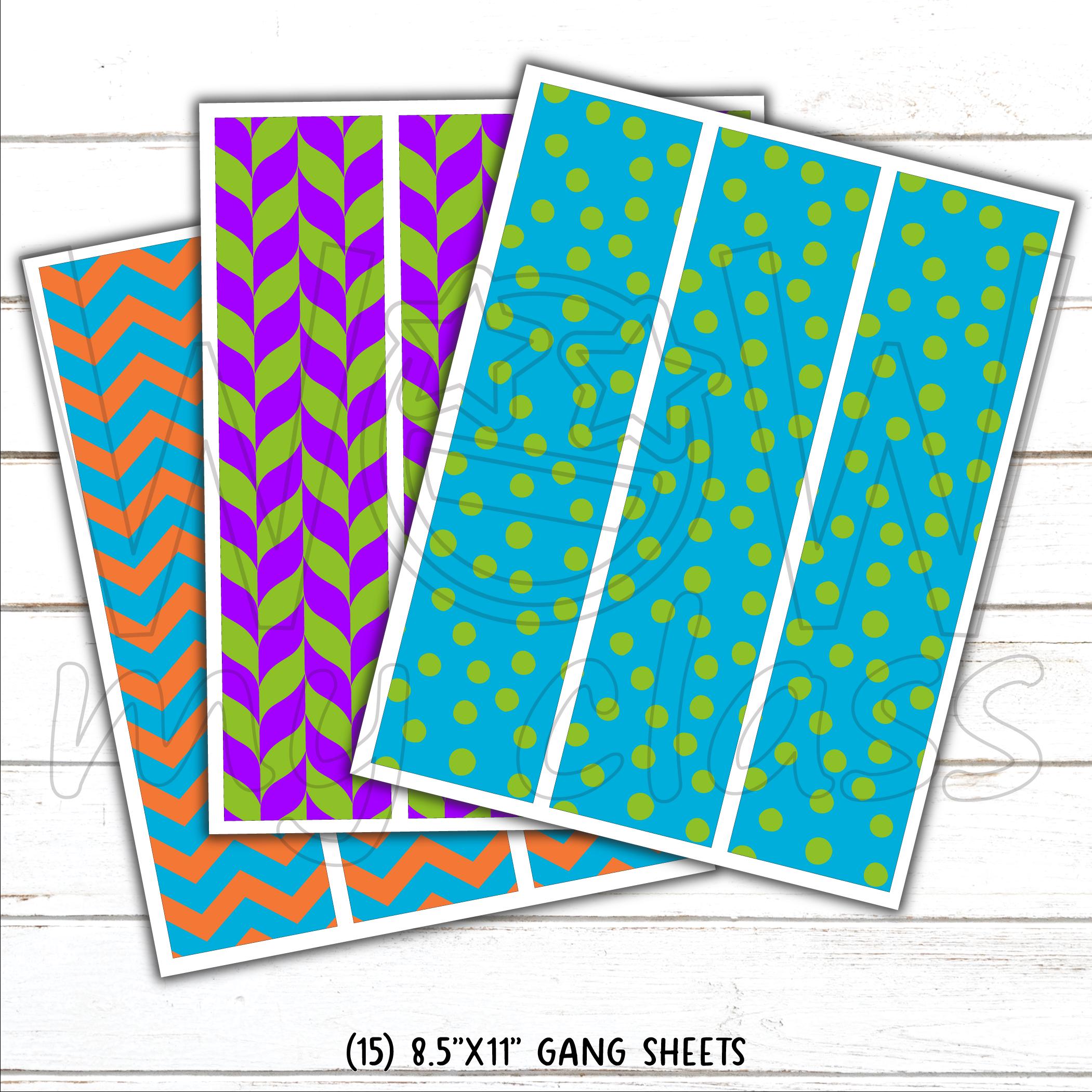 Borders for Bulletin Boards | Print & Cut, Seamless | Geometric