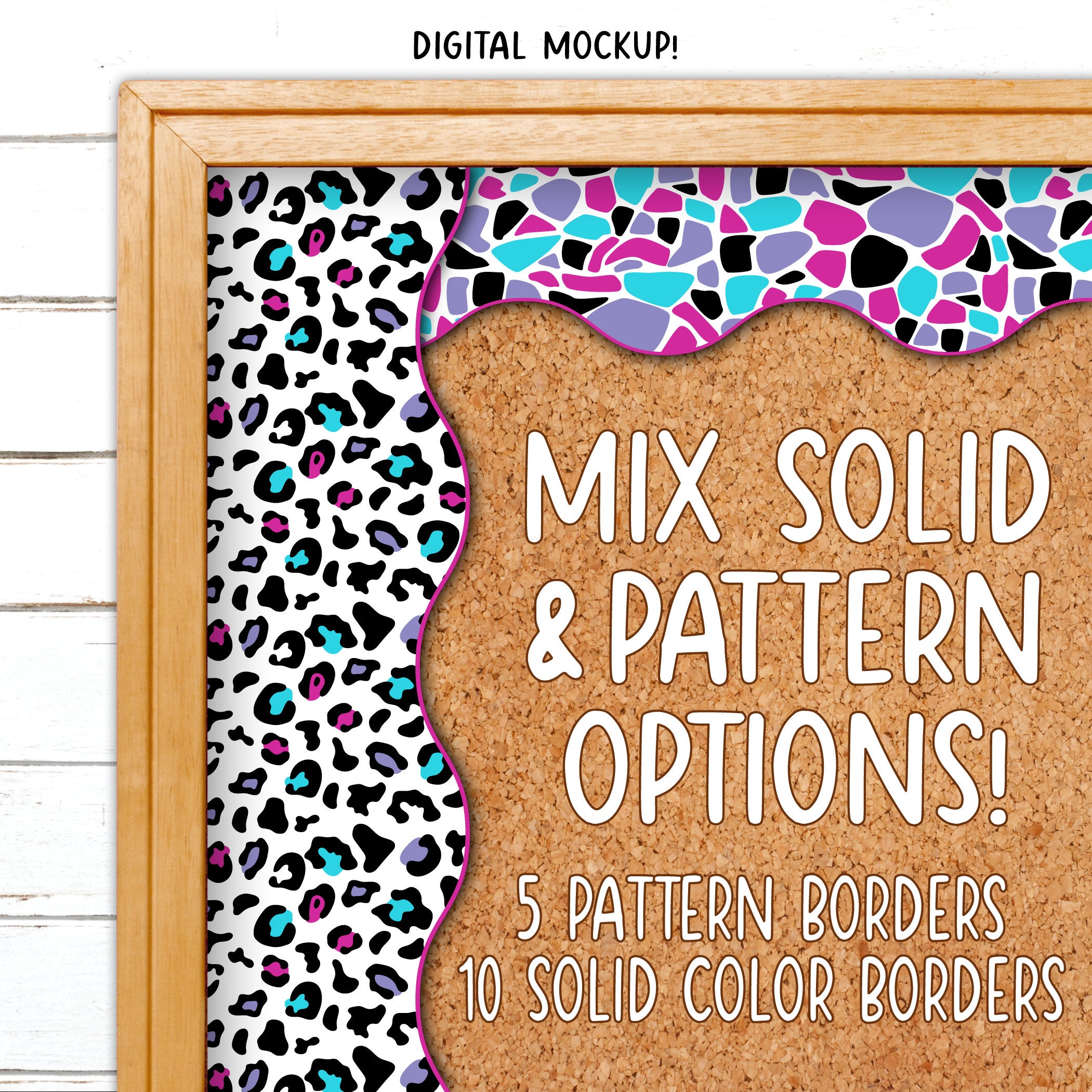 Borders for Bulletin Boards | Print & Cut, Seamless | Classroom