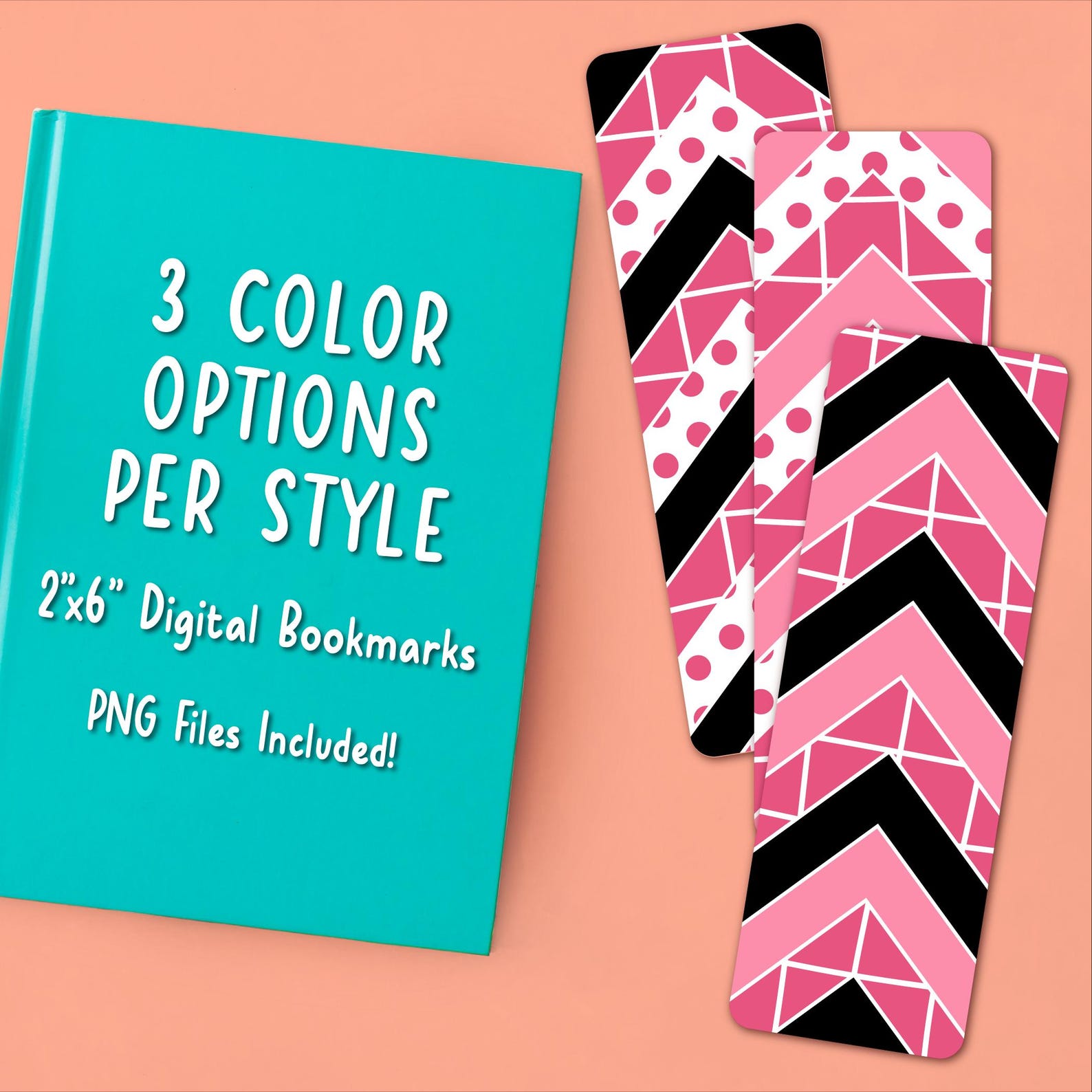 Digital Bookmarks (printable), Clipart Bundle Set of 12 | Lined & Blank ...
