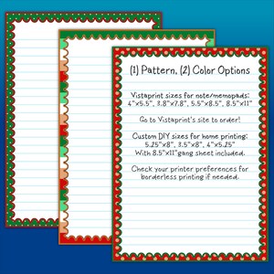 Stationery Pack | Printable & Vistaprint Compatible | Polkadots, Mini ...