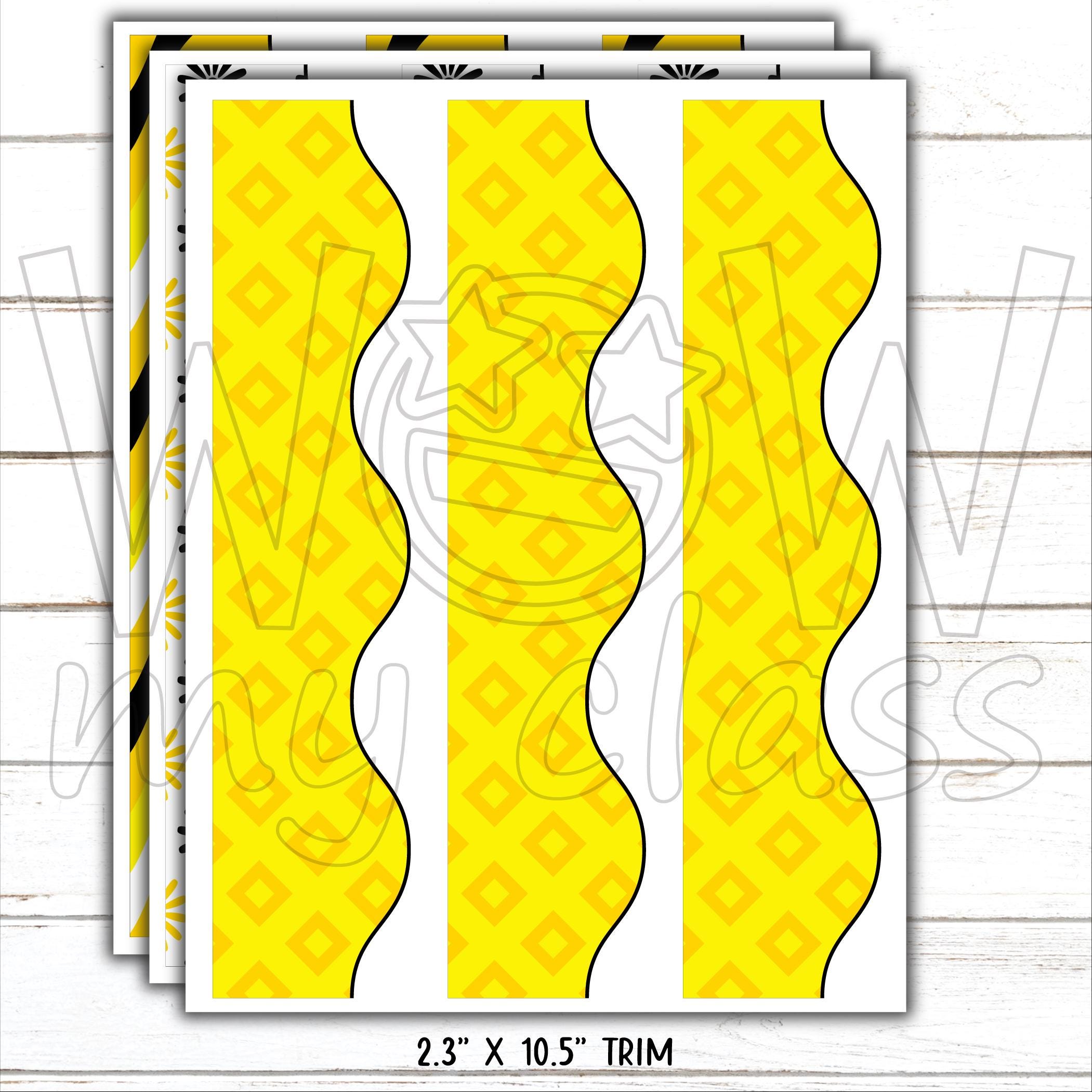 Borders for Bulletin Boards | Print & Cut, Seamless | Flowers