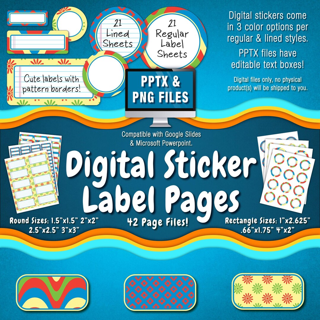 Label Sheet Templates, Editable Text | Avery Compatible | Floral ...